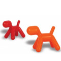 Perro en forma de silla de plástico de los niños (XS-134)